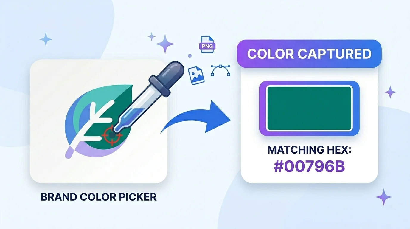 Image color picker getting a brand color from a logo