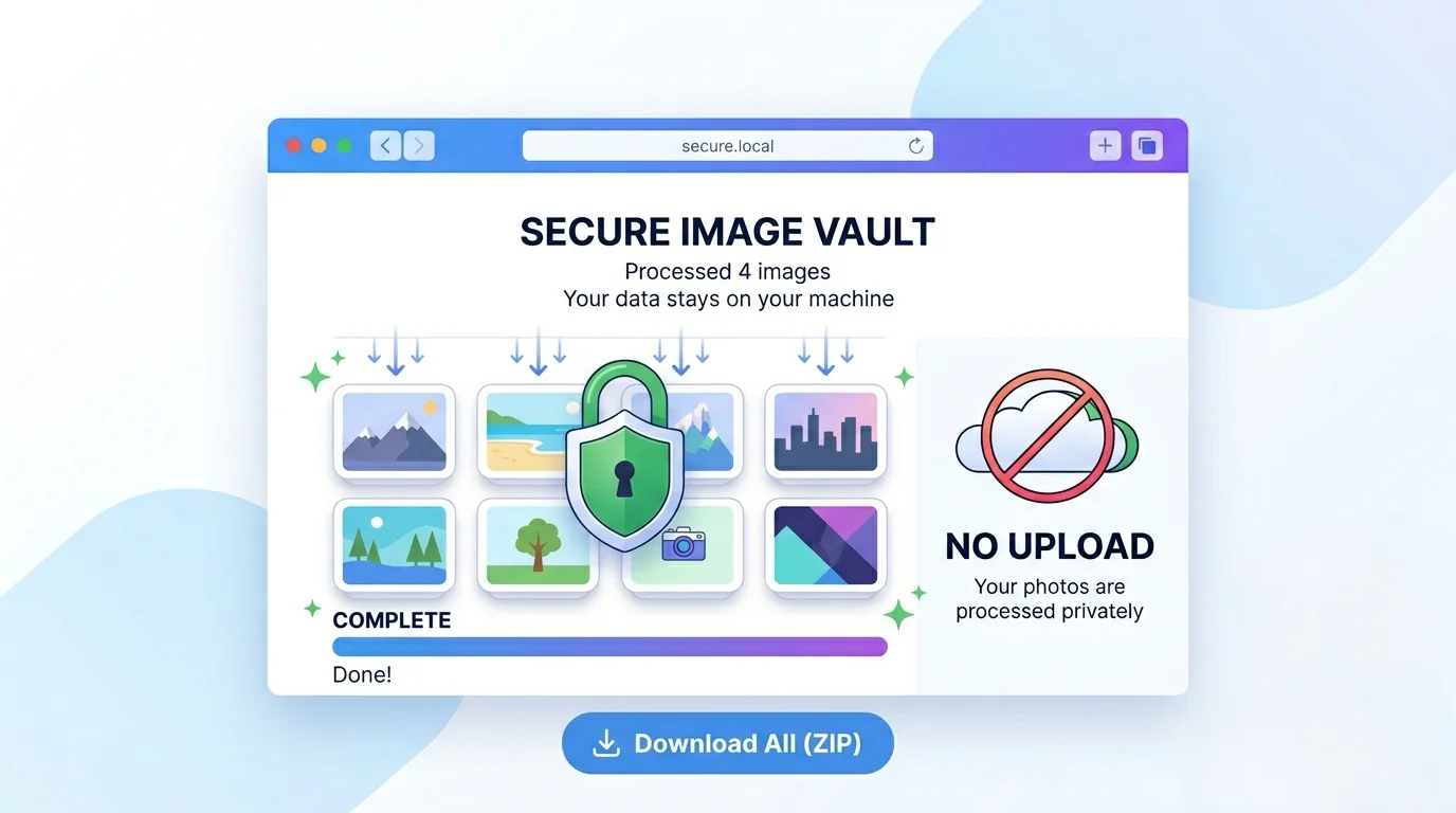 Private in-browser image enhancer with no upload