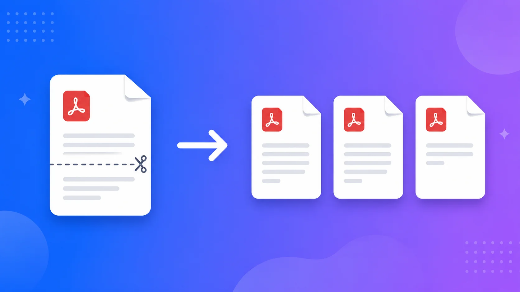Split PDF into separate pages with a free online splitter