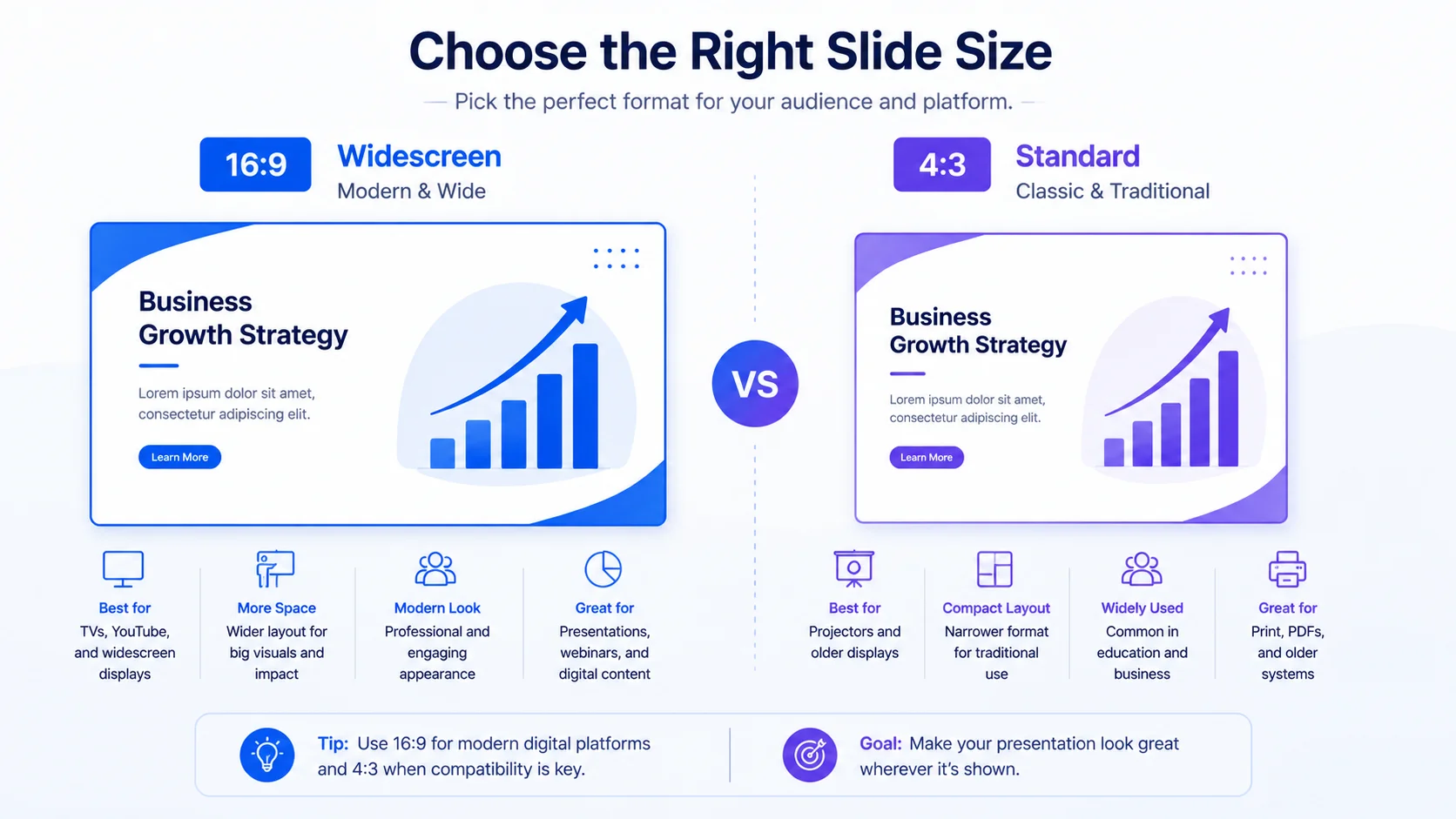 Choose 16:9 or 4:3 slide size for PDF to PowerPoint without uploading